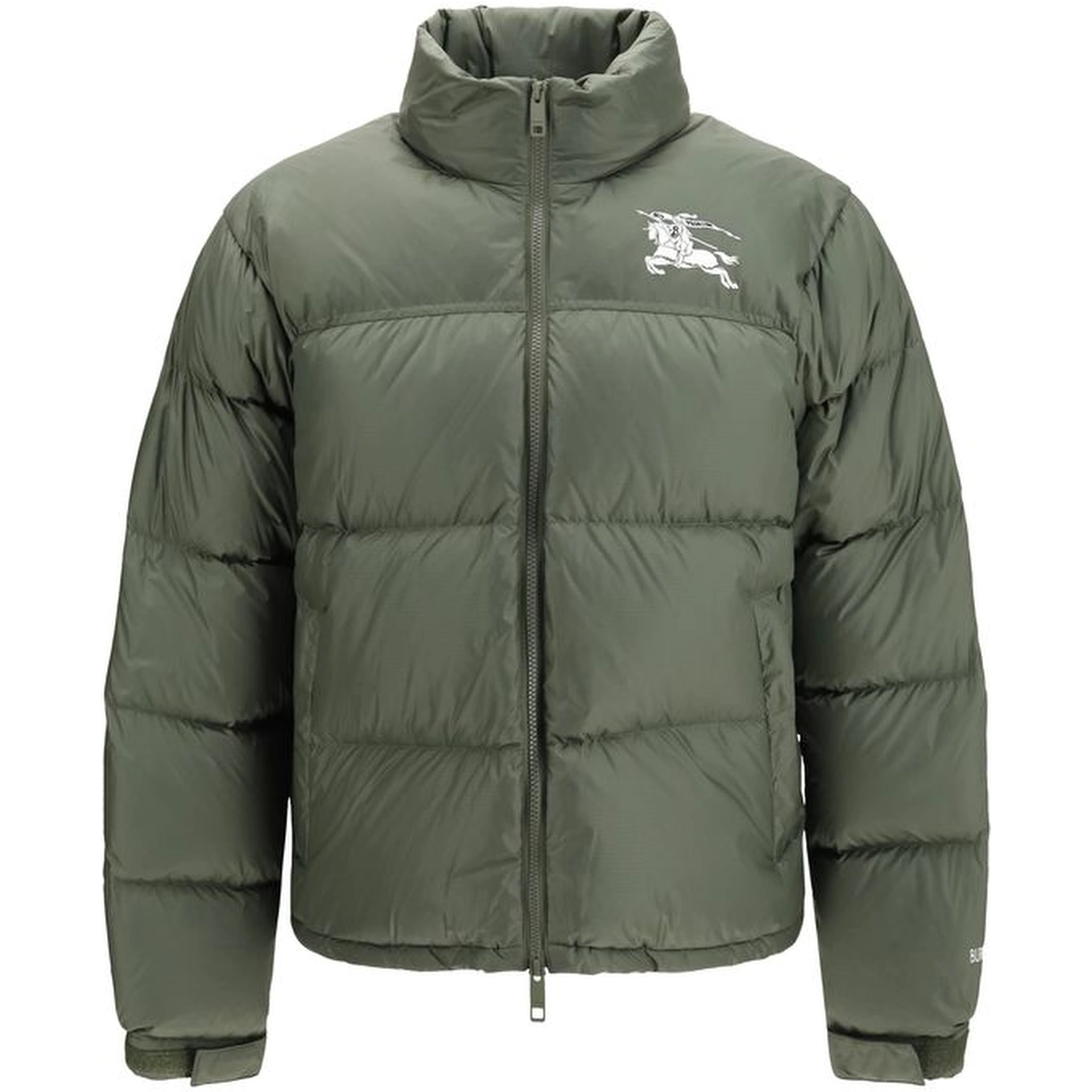 Bicolor Polyamide Full-Length Jacket