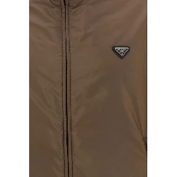 Multicolor Recycled Polyamide Full-Length Jacket