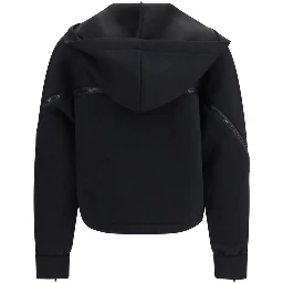 Black Polyester Sweatshirt