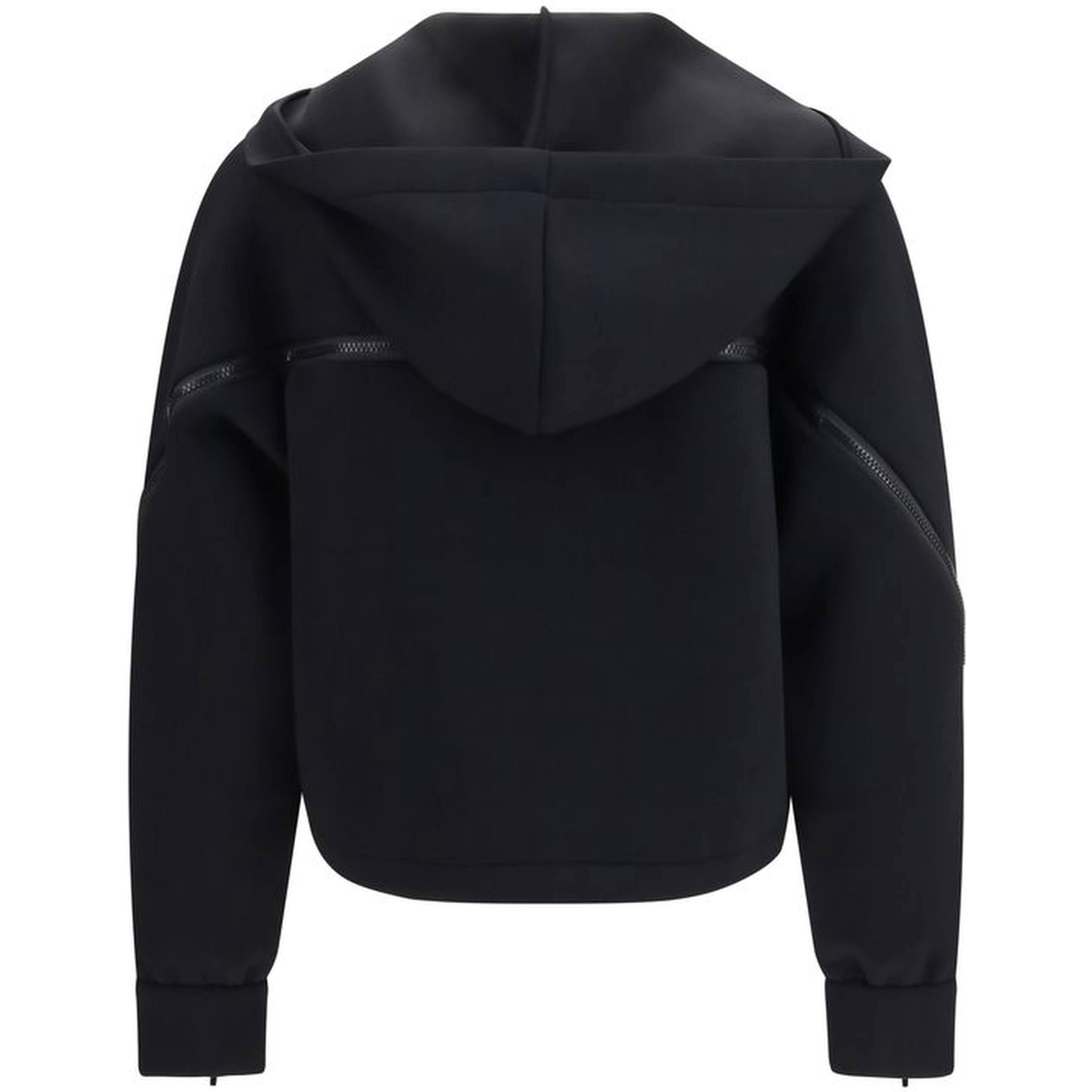 Black Polyester Sweatshirt