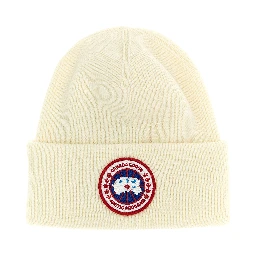 White Wool Beanie