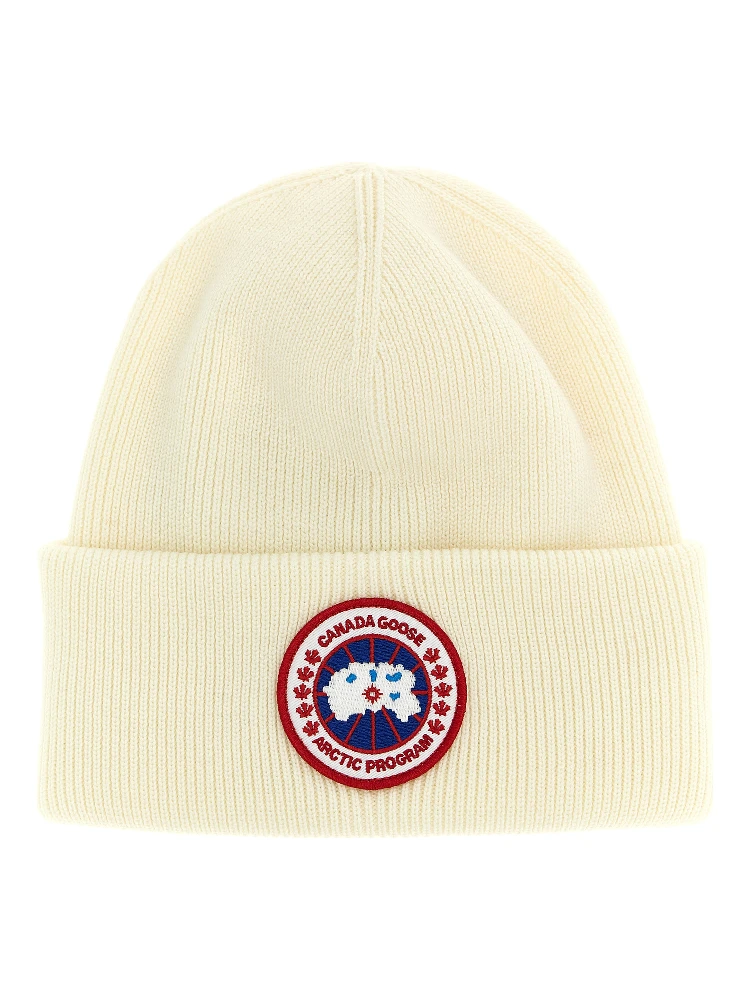 White Wool Beanie