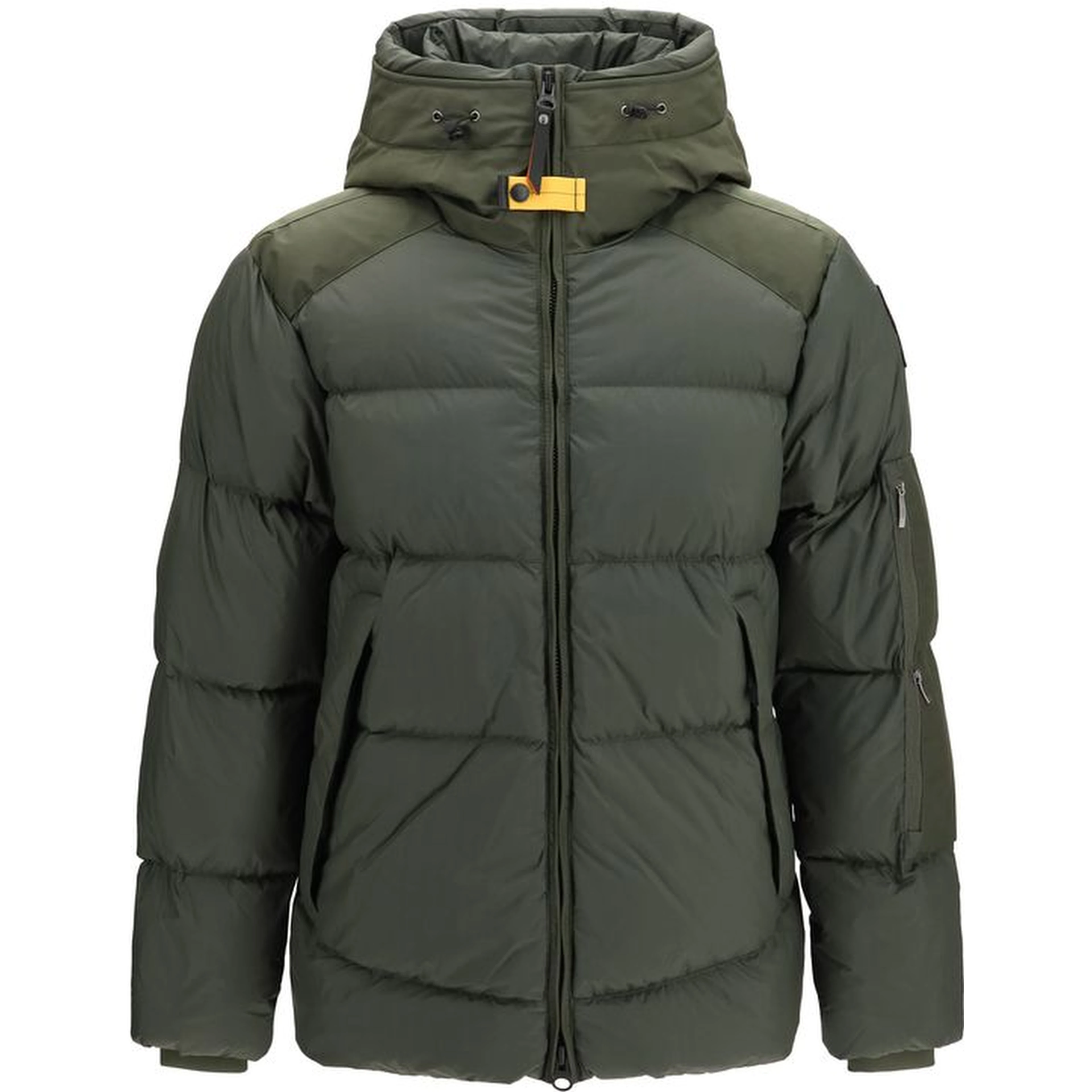 Bicolor Polyamide Full-Length Jacket
