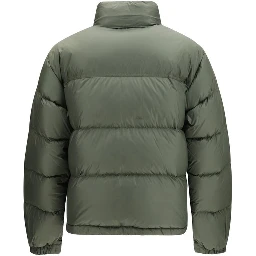 Bicolor Polyamide Full-Length Jacket