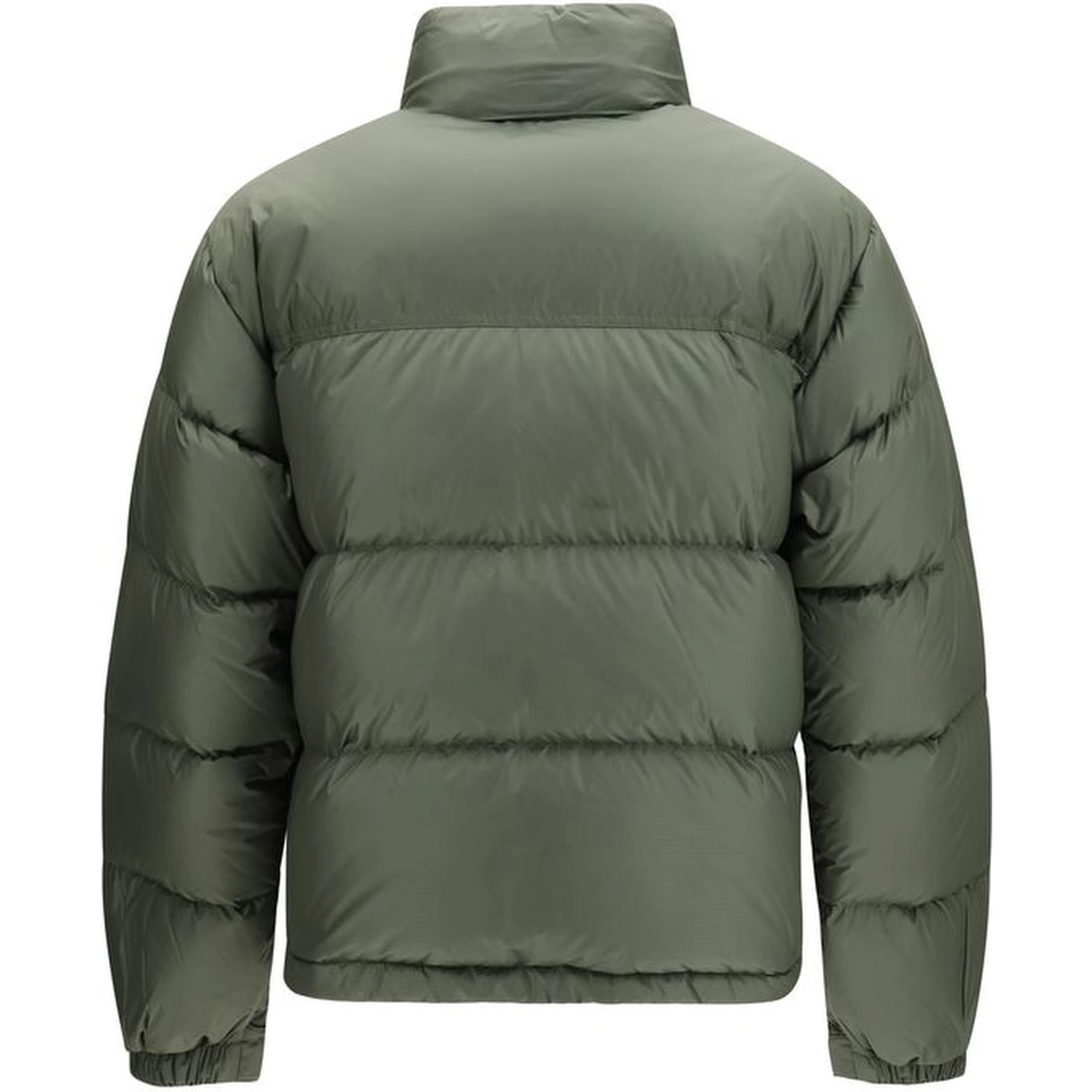 Bicolor Polyamide Full-Length Jacket