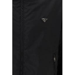 Multicolor Recycled Polyamide Full-Length Jacket