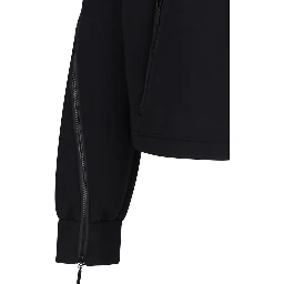 Black Polyester Sweatshirt