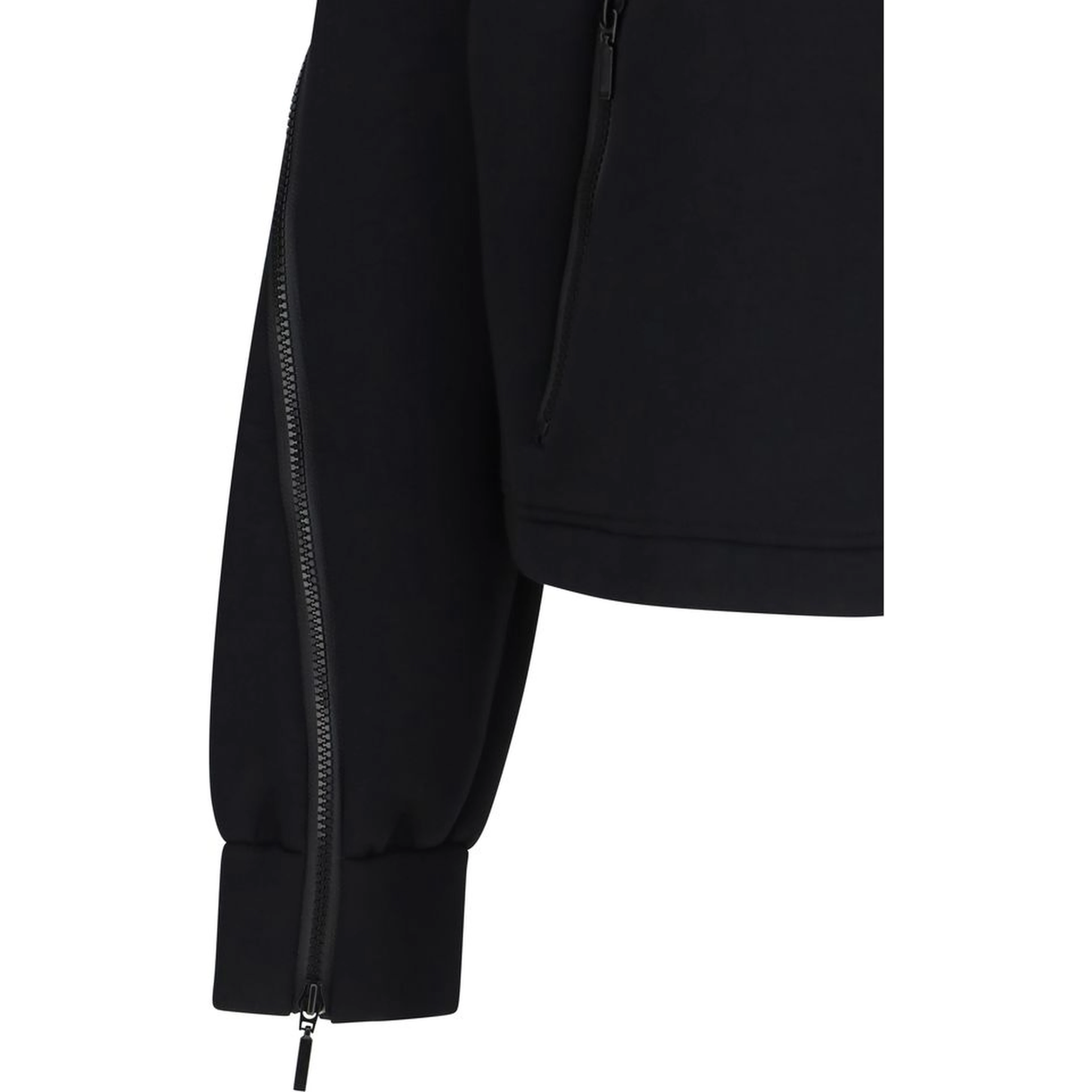 Black Polyester Sweatshirt