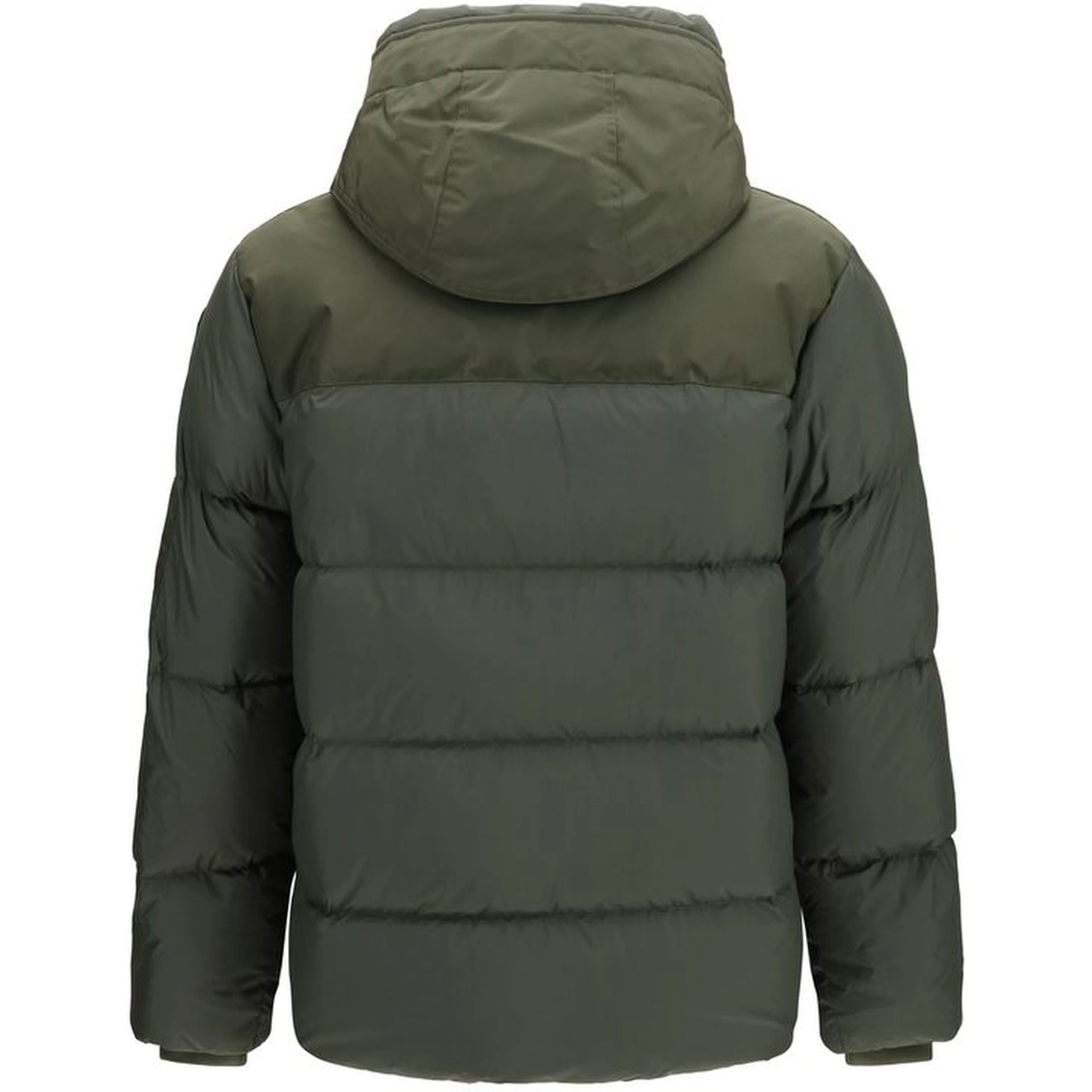 Bicolor Polyamide Full-Length Jacket