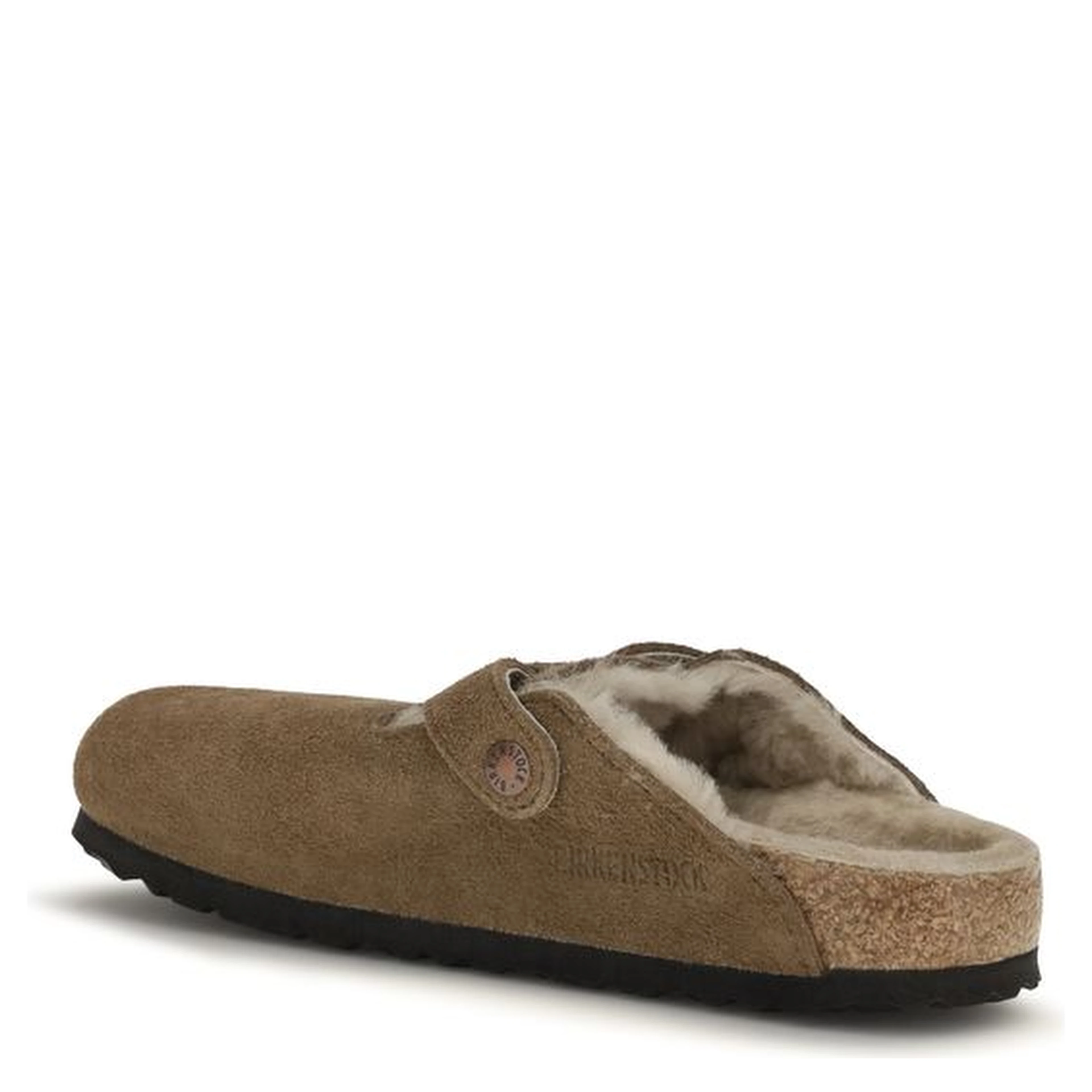 Brown Suede Leather Mules
