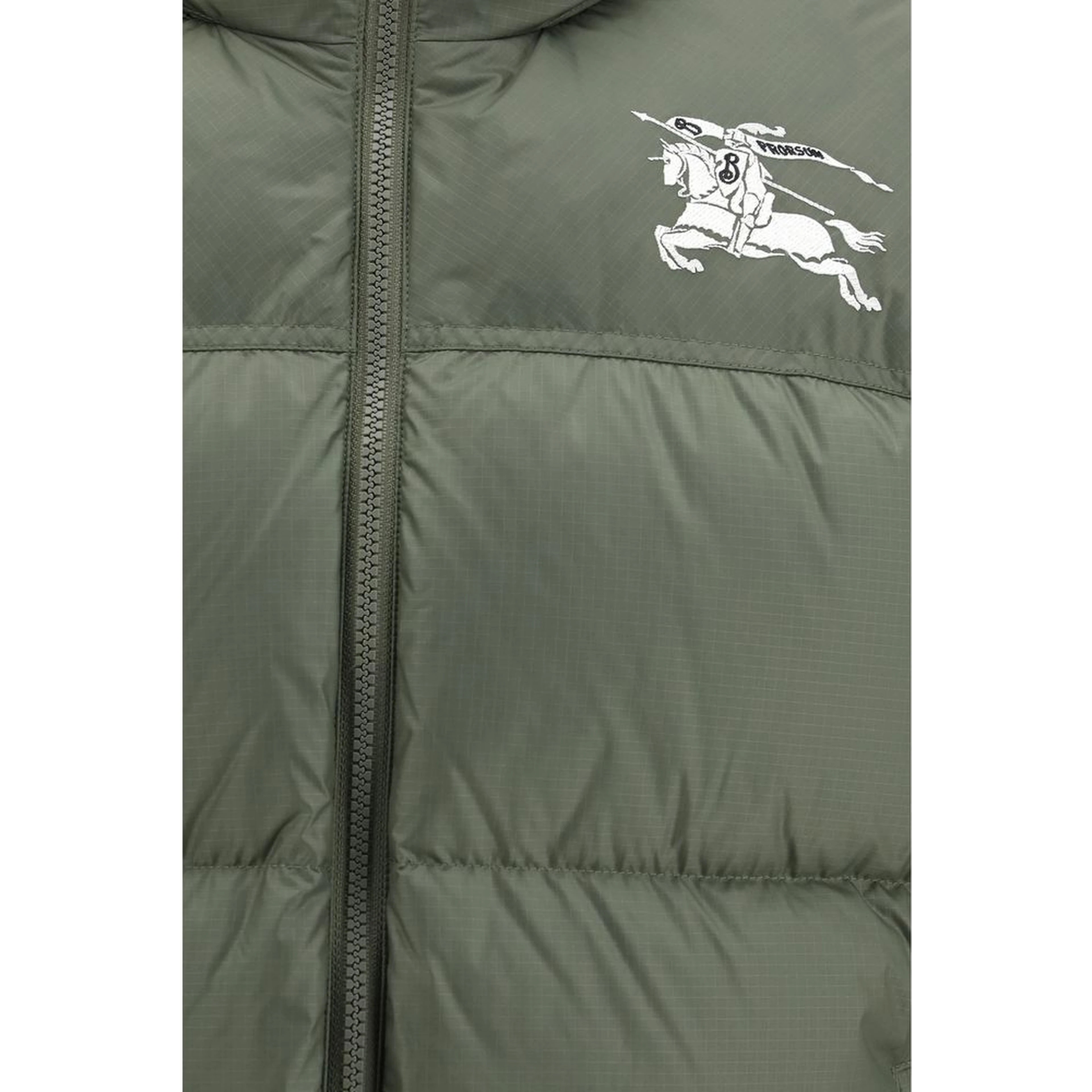 Bicolor Polyamide Full-Length Jacket