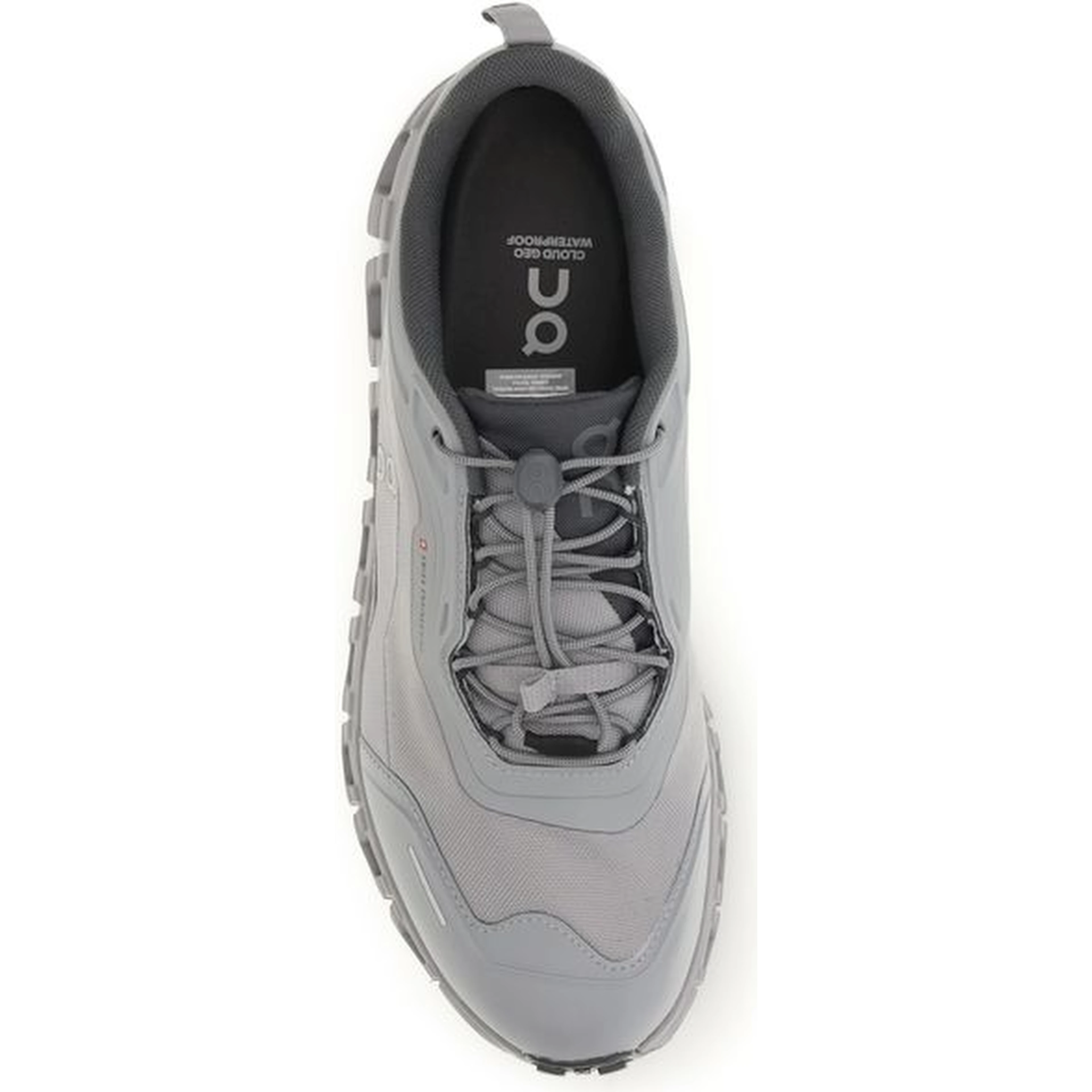 Gray Polyester Athletic Sneakers