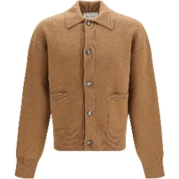 Brown Wool Oves Aries Cardigan