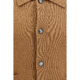 Brown Wool Oves Aries Cardigan