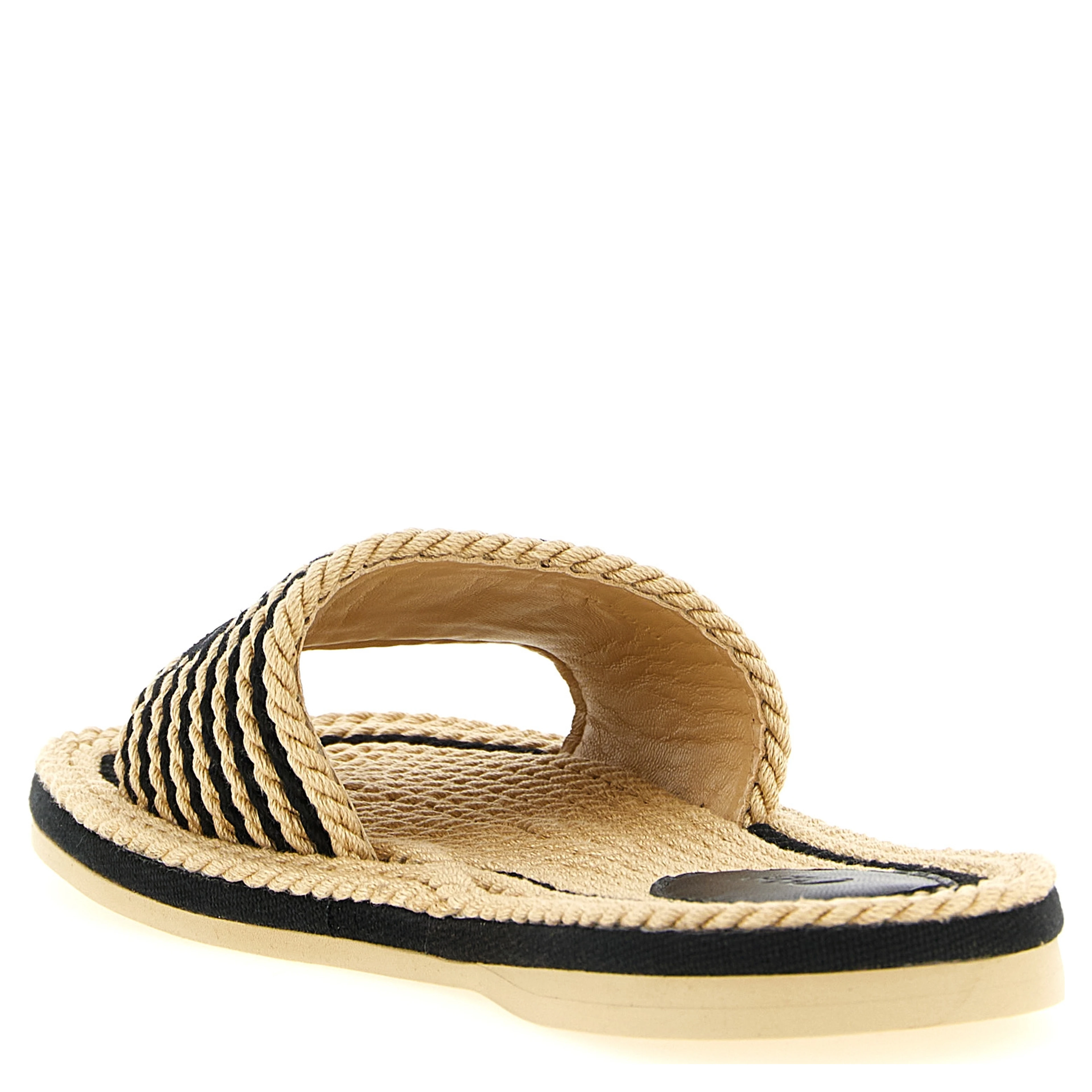 Multicolor Cotton Slides