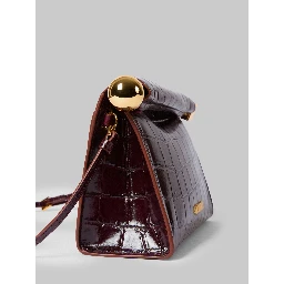 Dark burgundy Rond Carré bag