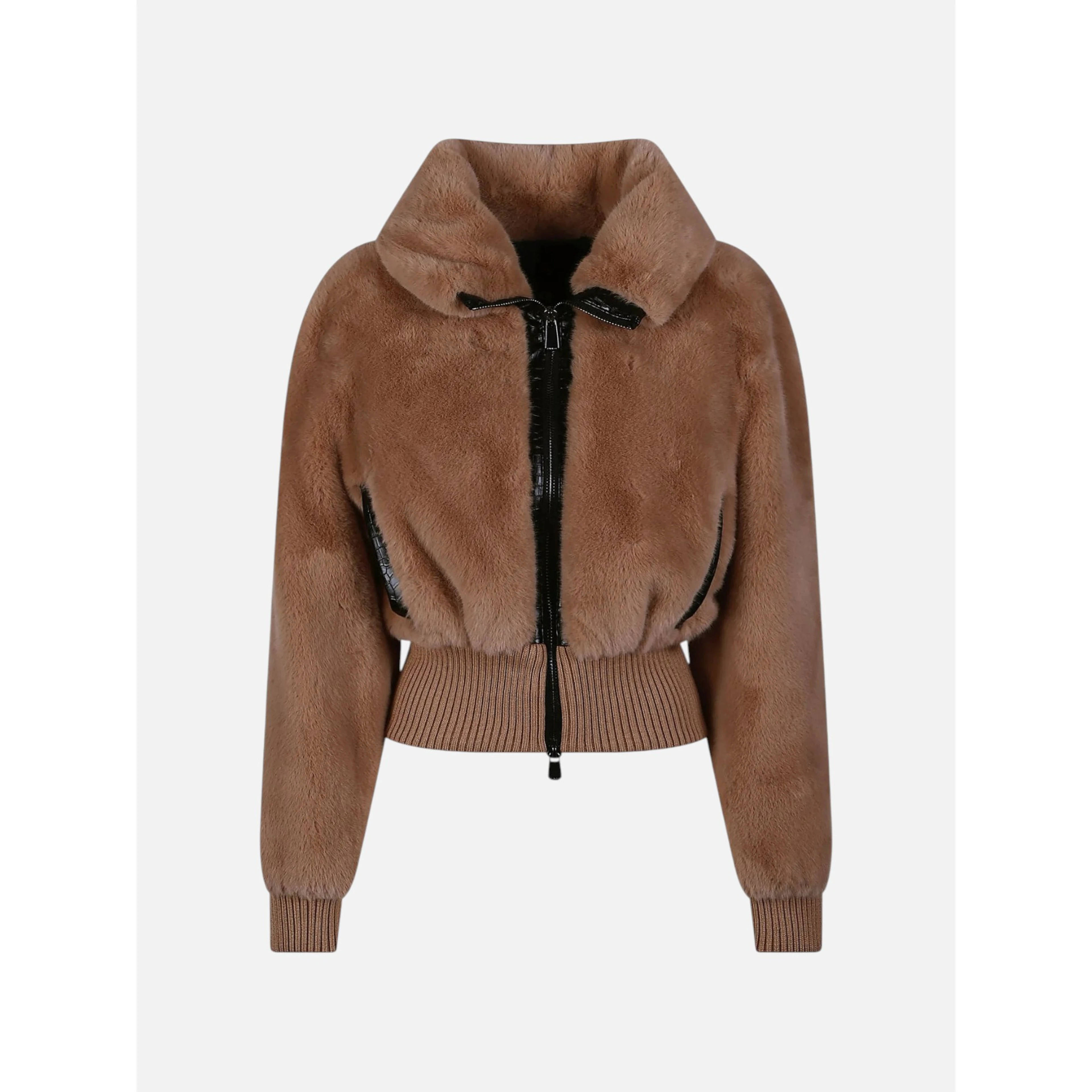 PINKO BAGELS fur coat