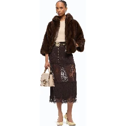PINKO CADETIA fur coat