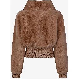 PINKO BAGELS fur coat