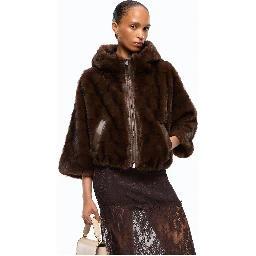 PINKO CADETIA fur coat