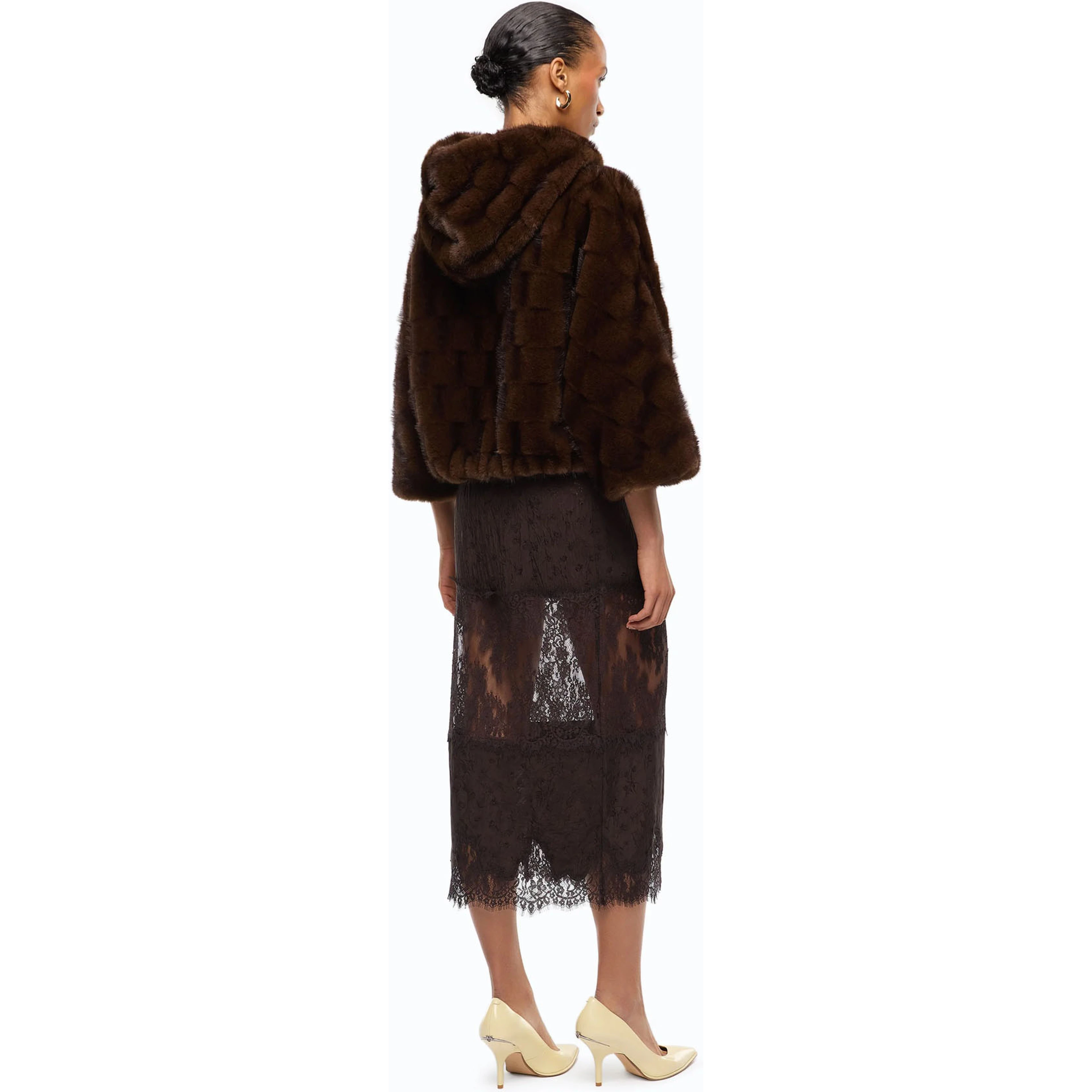 PINKO CADETIA fur coat