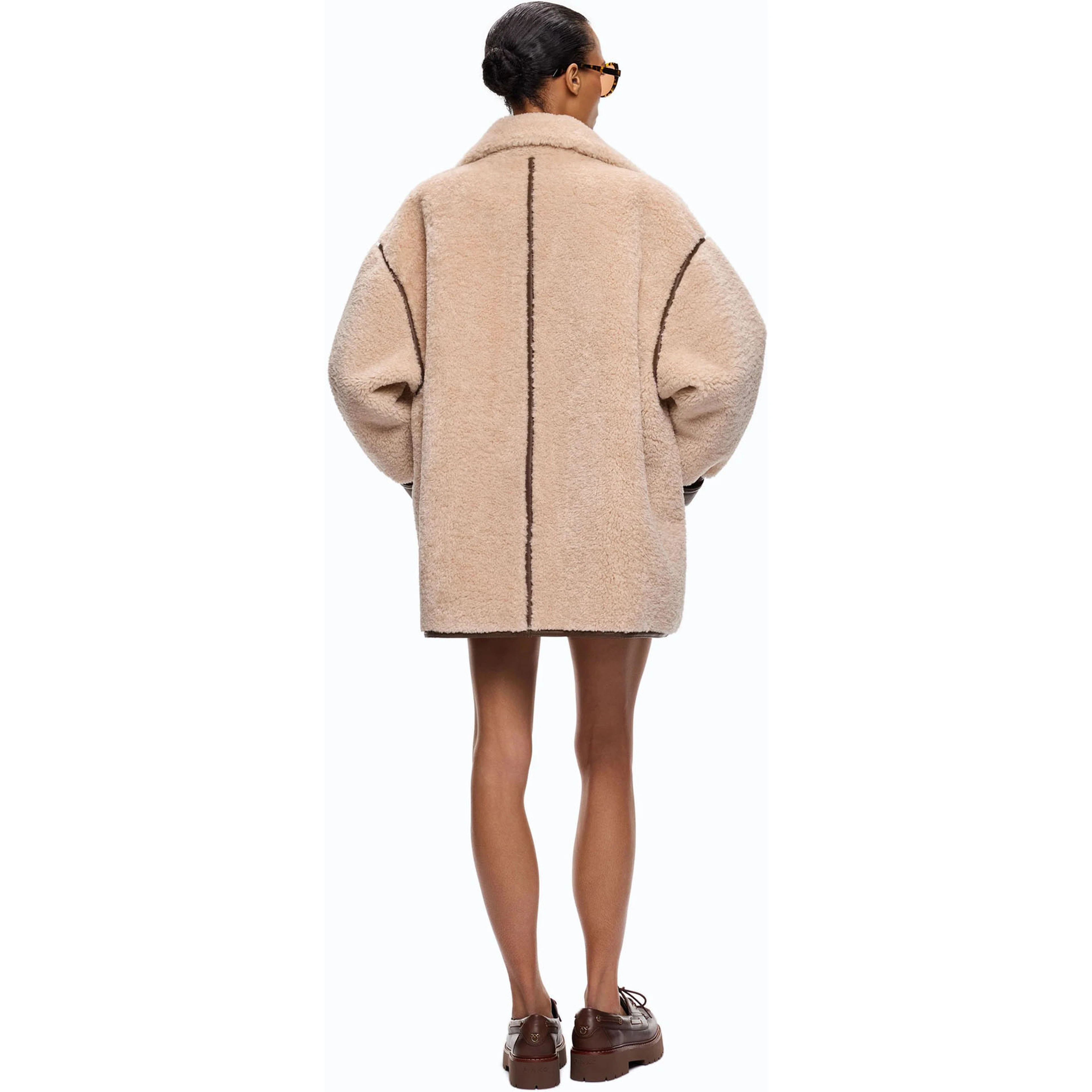 PINKO CELOSIA fur coat