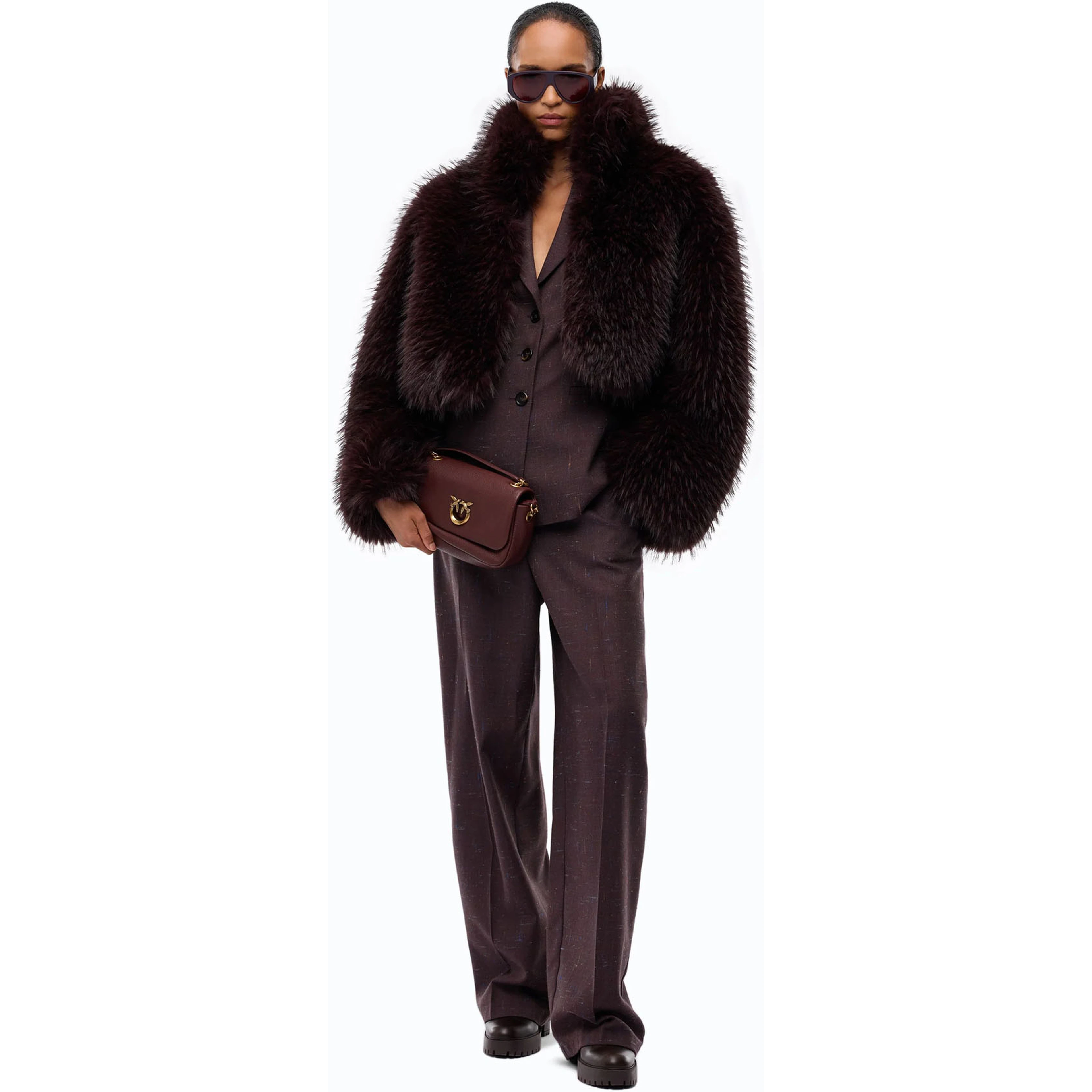 PINKO GRAVINA fur coat
