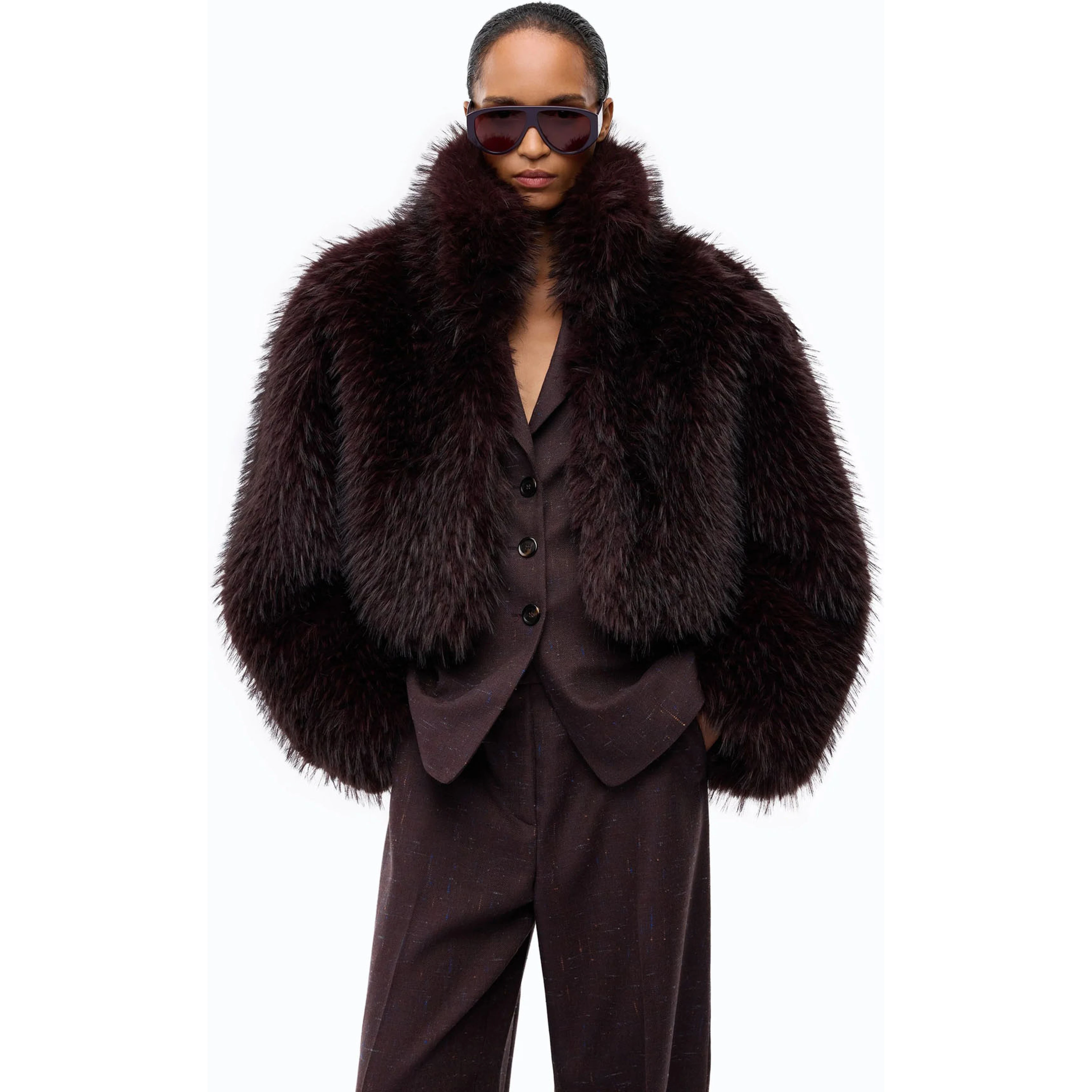 PINKO GRAVINA fur coat