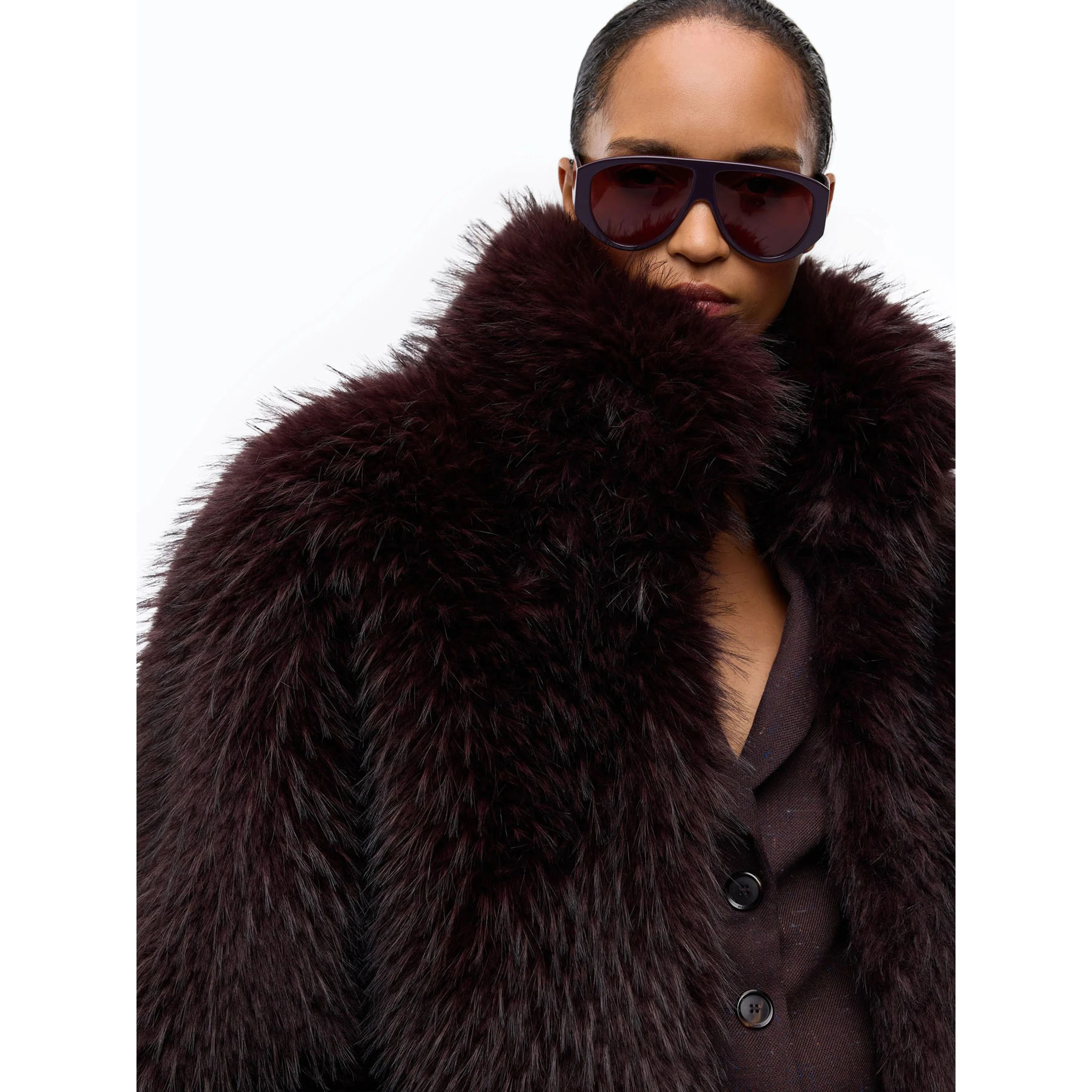 PINKO GRAVINA fur coat