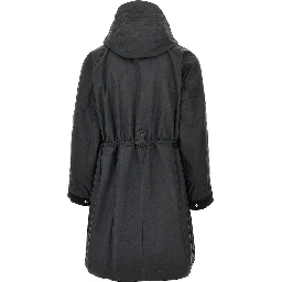 Barbour x Norbit waxed cotton long jacket