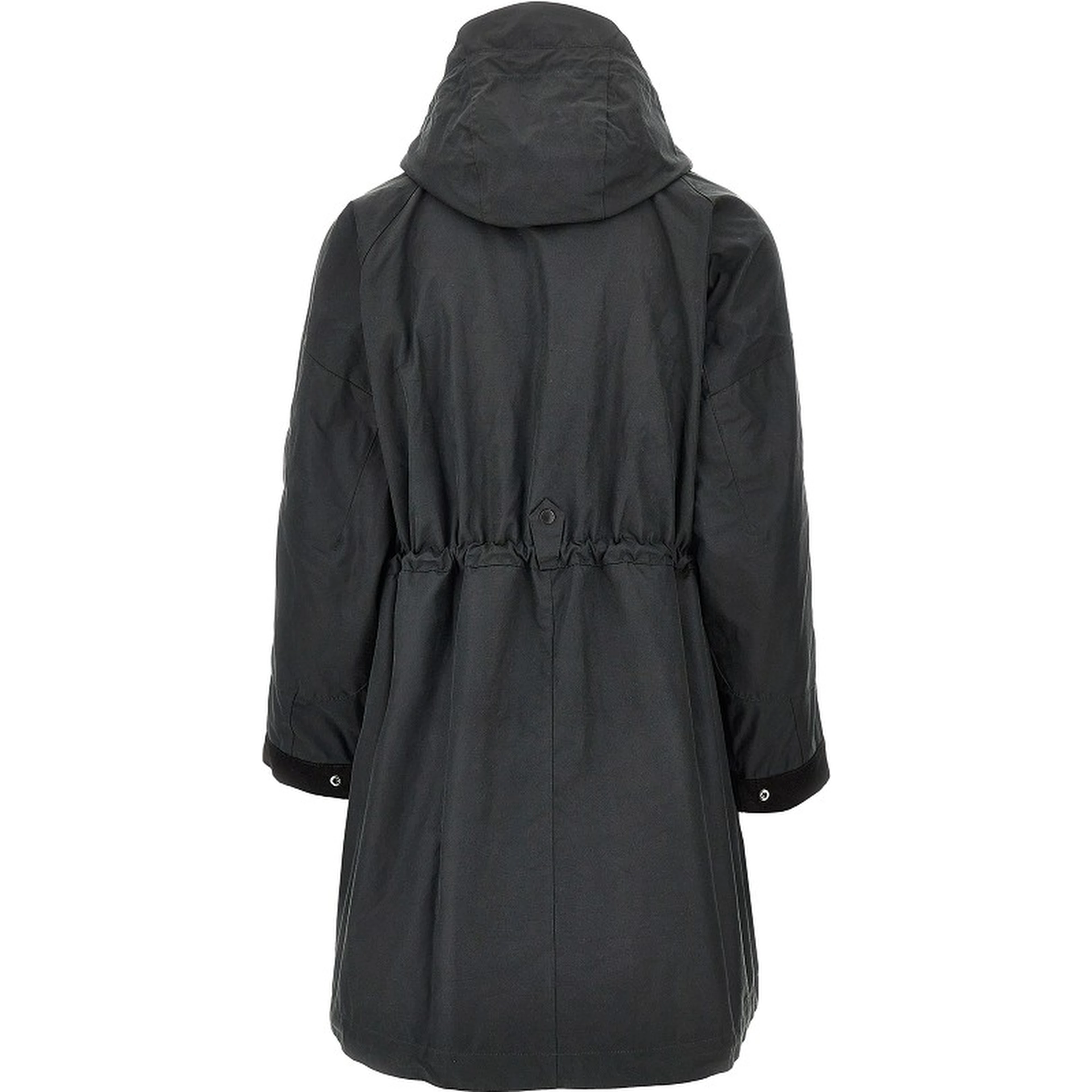 Barbour x Norbit waxed cotton long jacket