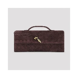 Bottega Veneta Andiamo Suede Clutch