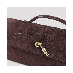 Bottega Veneta Andiamo Suede Clutch