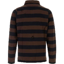 STEEVE LS POLO BLACK-BROWN