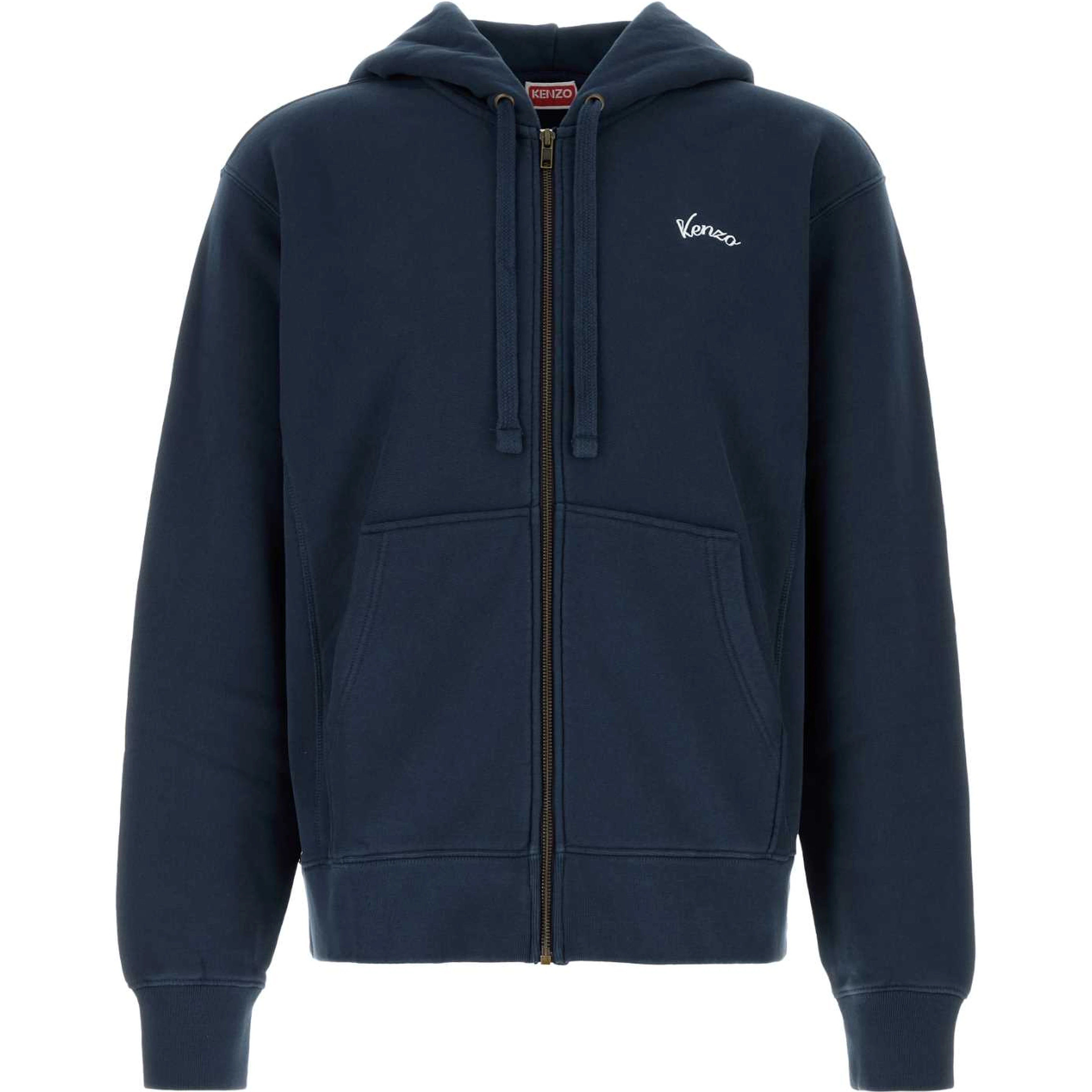 KENZO EIFFEL TOWER DESIGN CLASSIC ZIP UP HOODIE