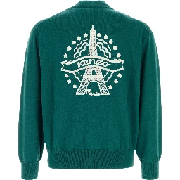 RWS KENZO EIFFEL TOWER DESIGN ZIP UP CARDIGAN