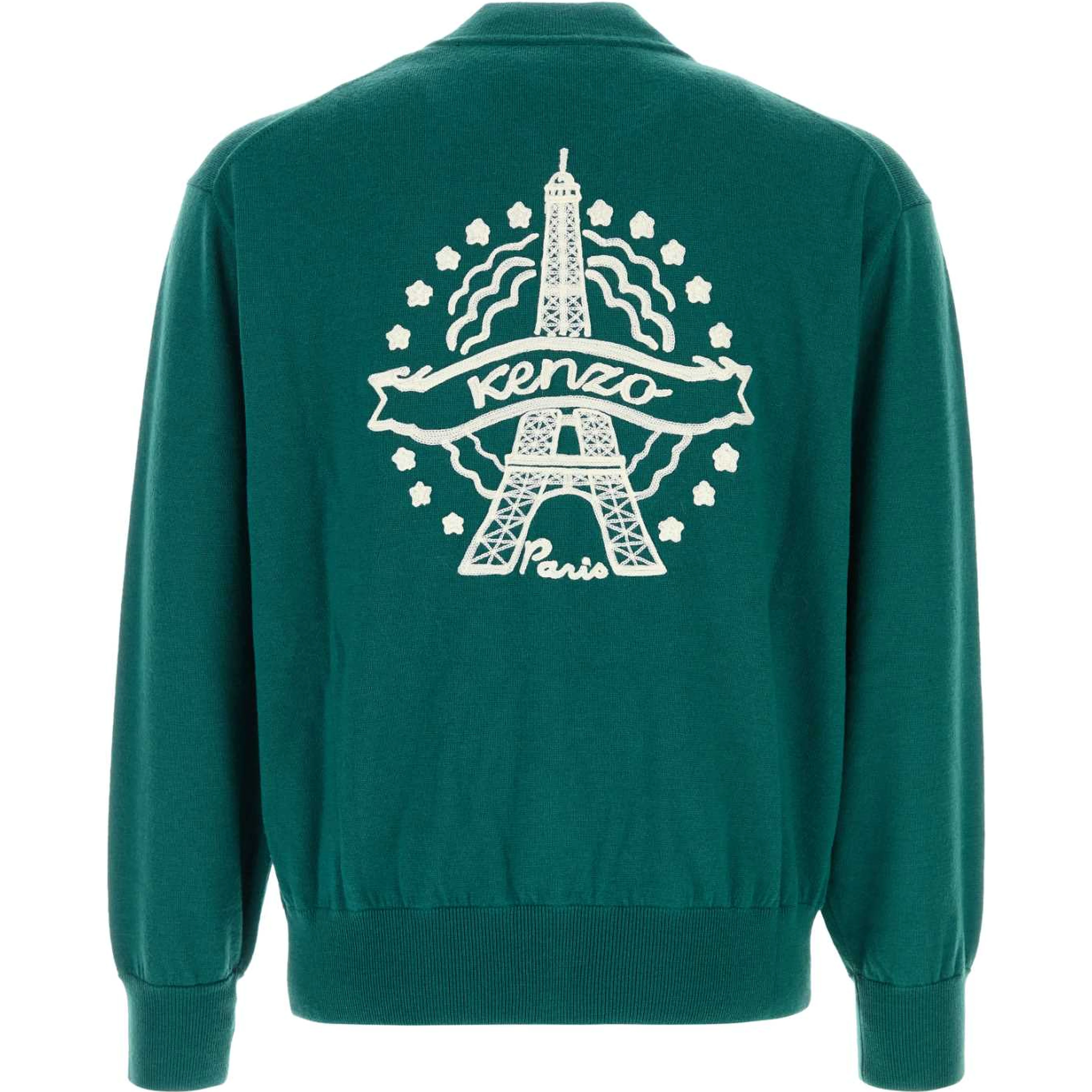 RWS KENZO EIFFEL TOWER DESIGN ZIP UP CARDIGAN