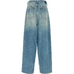 WRAP DENIM TROUSERS