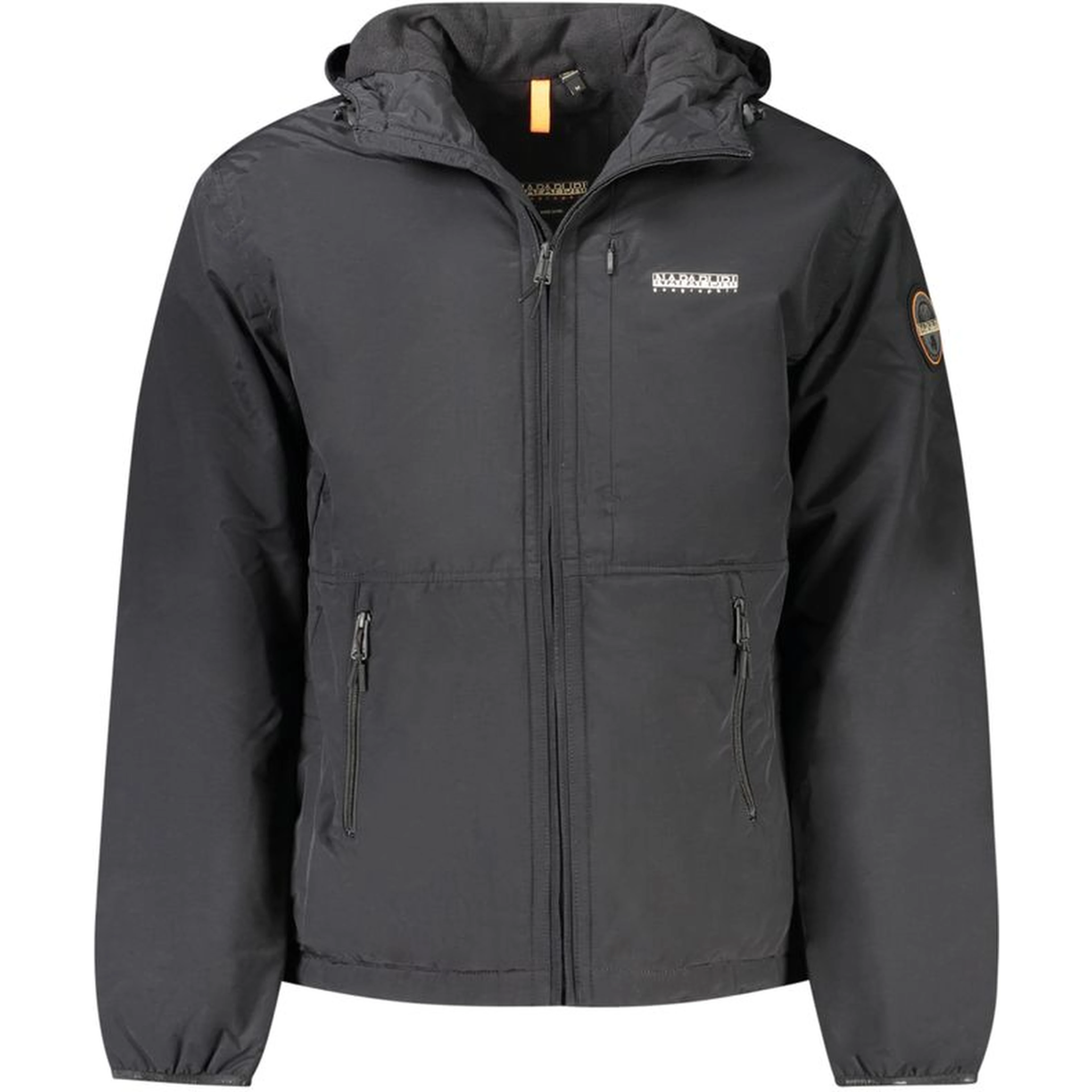 Black Polyamide Men Jacket