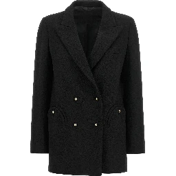 Black Virgin Wool Blazer