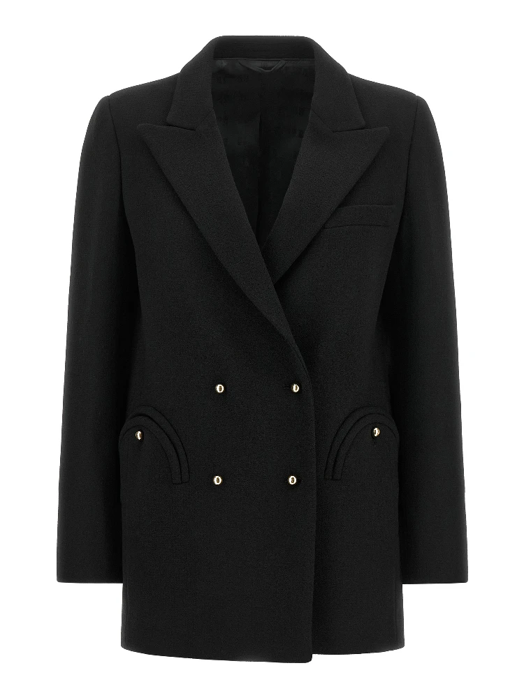 Black Virgin Wool Blazer