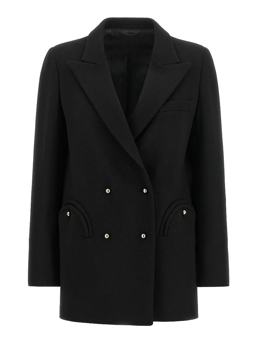 Black Virgin Wool Blazer