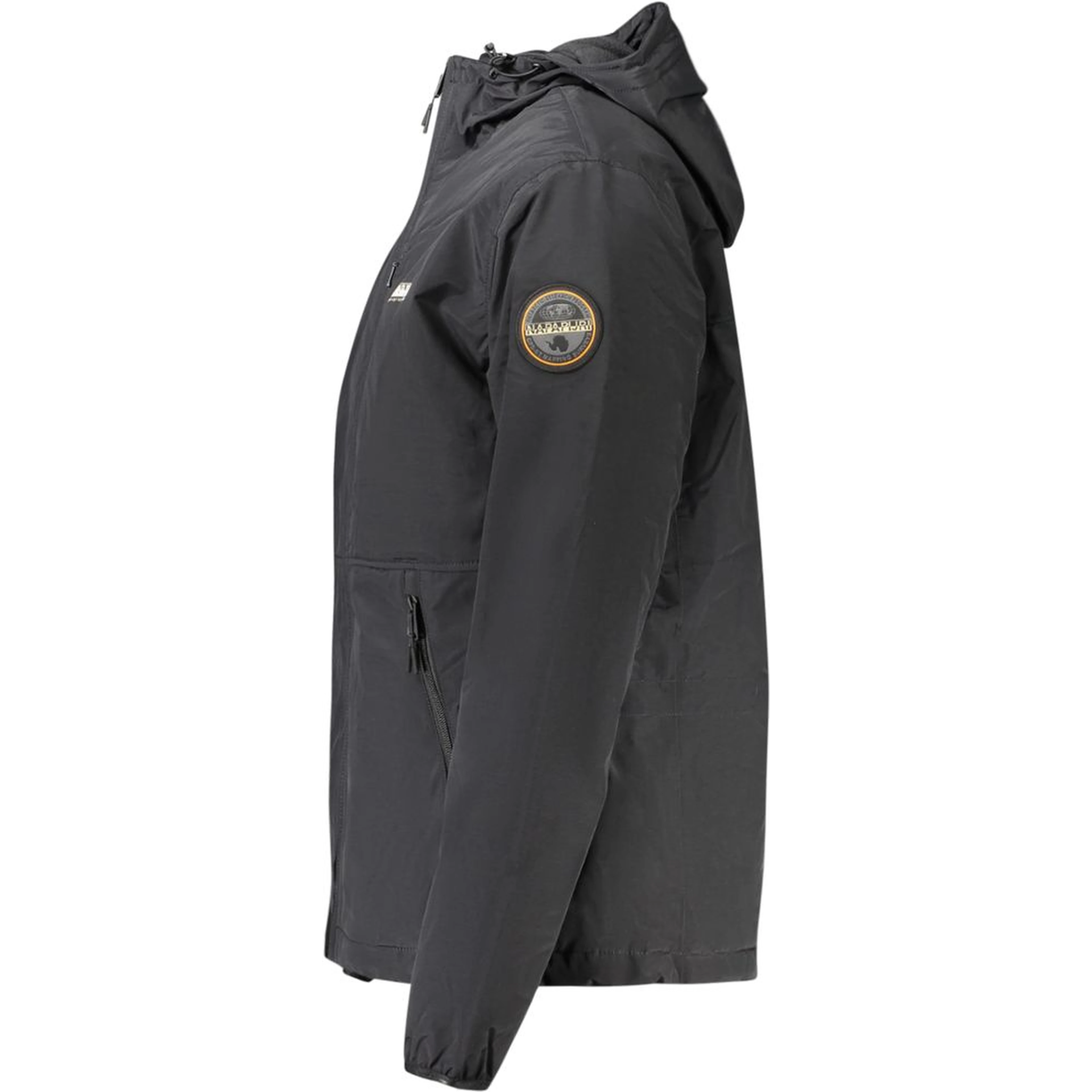 Black Polyamide Men Jacket