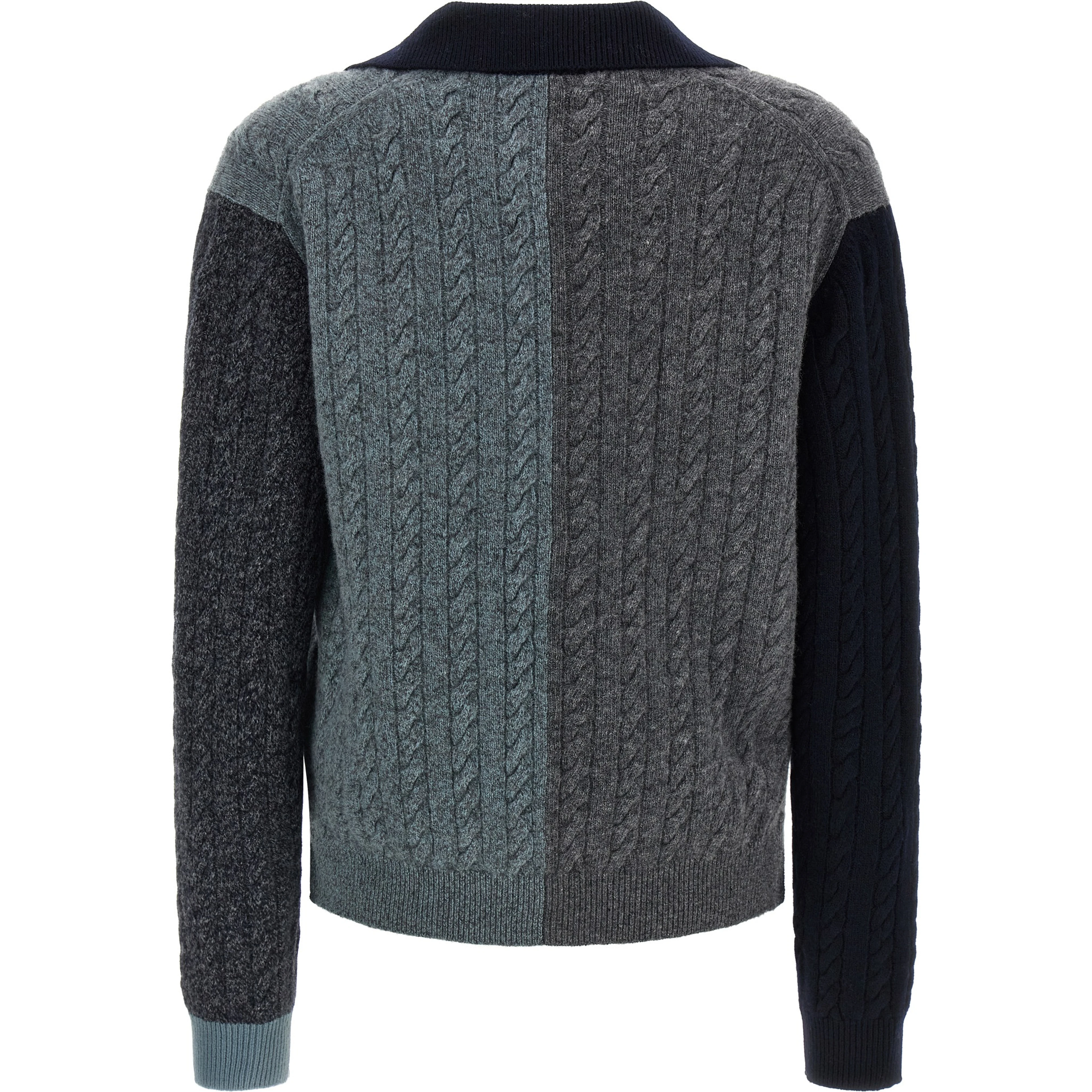 Multicolor Virgin Wool Cardigan
