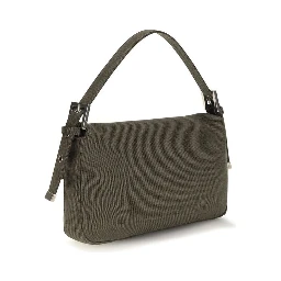 Bicolor Polyester Shoulder Bag