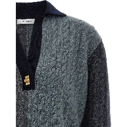 Multicolor Virgin Wool Cardigan