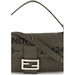 Bicolor Polyester Shoulder Bag