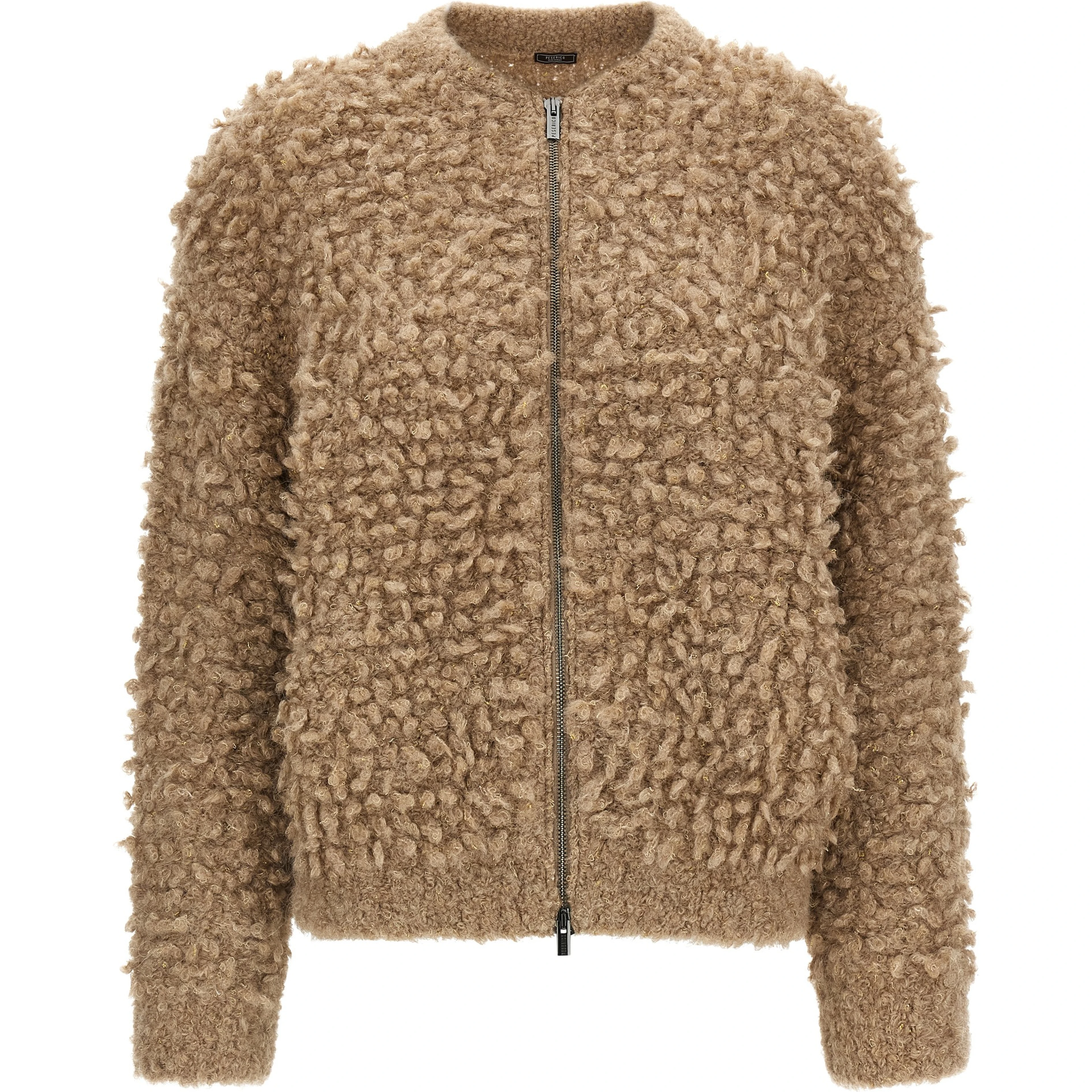 Beige Wool Bomber