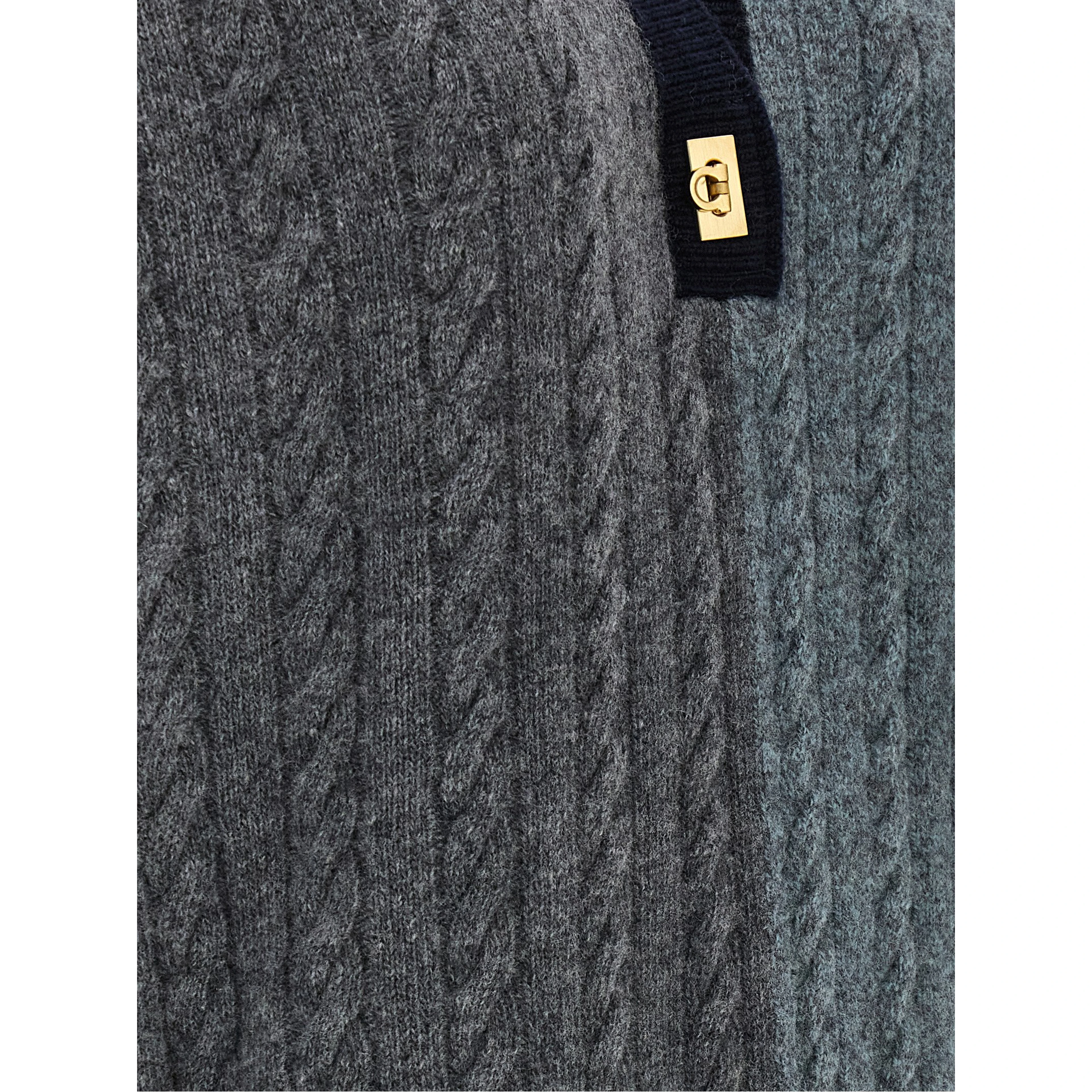 Multicolor Virgin Wool Cardigan