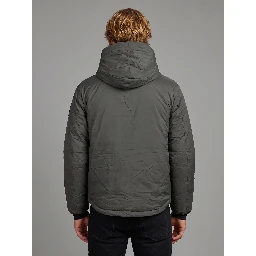 Jacket with hood Lodge black disc